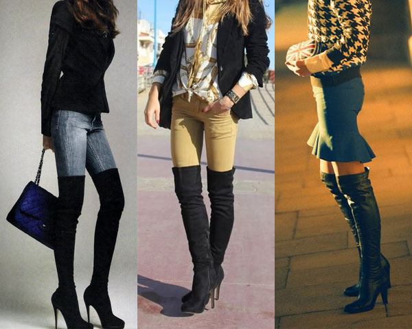 Over The Knee Tight Boots - Yu Boots