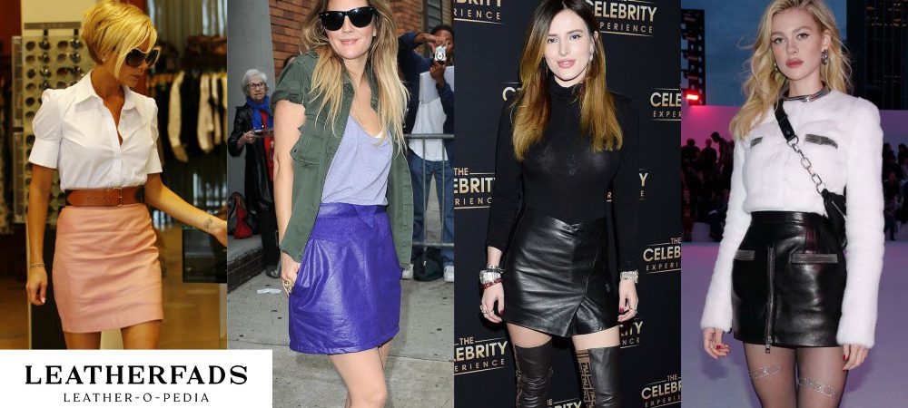 Celebrities Love Leather Skirts