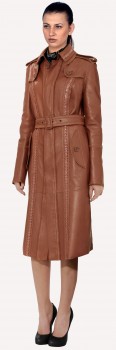 Womens leather coat