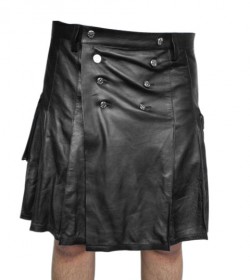 Mens leather kilt