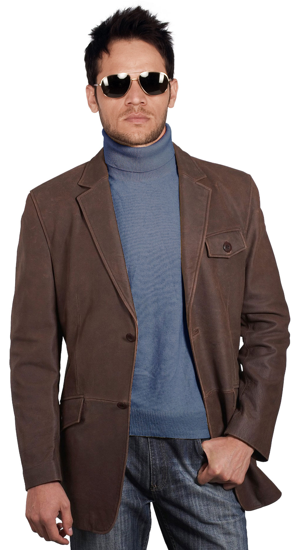 Create the First Impression with Mens Leather Blazer