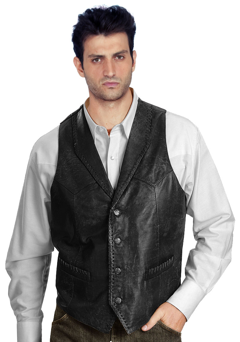 The Trendy Leather Vests Are for Every Occasion