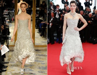 Jessica-Biel-In-Marchesa-Inside-Llewyn-Davis-Cannes-Film-Festival-Premiere