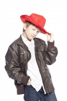 kids leather jacket