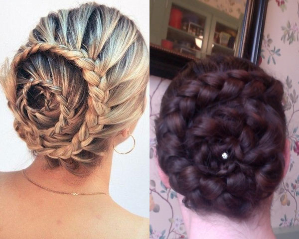 Braided Flower Bun