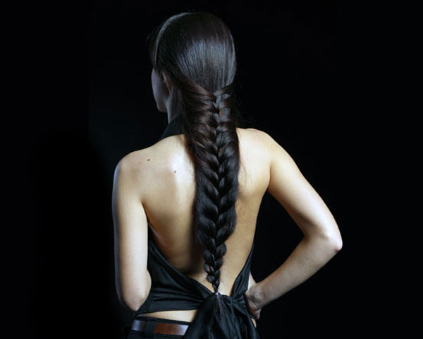 Classic French hair braid 