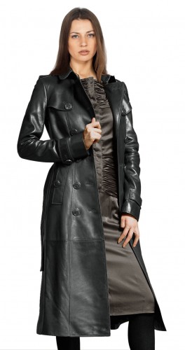 Refined Ways to Pull Over Women’s Leather Trench Coats - Leather Jacket