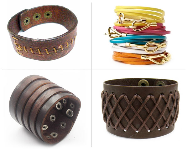 Simpleleather bracelets