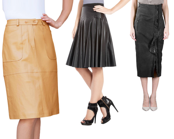 leather skirts