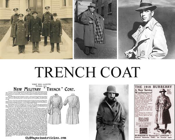 The history of leather trench coats