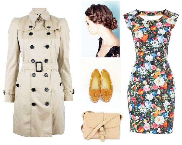 Romantic trench coat style