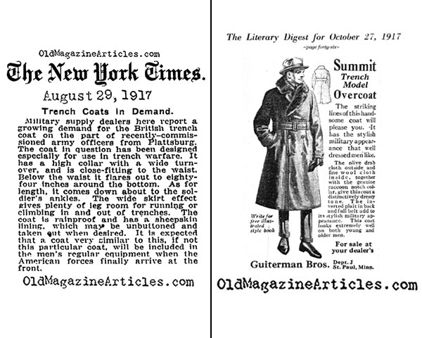 News articles for trench coats 2
