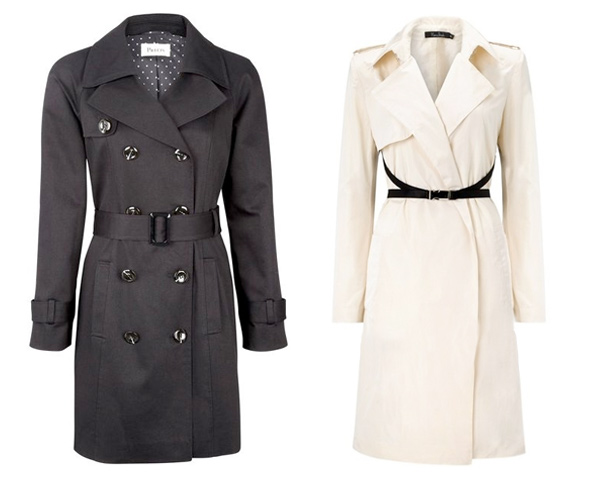 Black or White trench coat