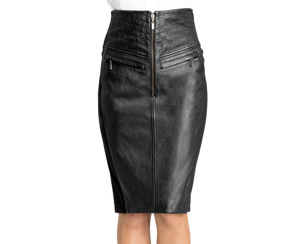 Leather Pencil Skirt