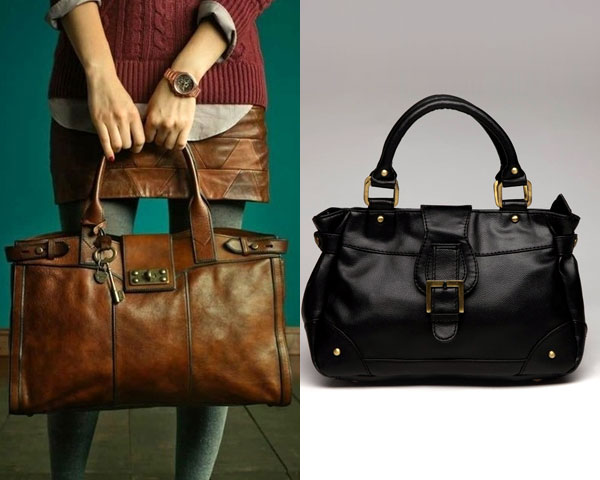 Leather handbag