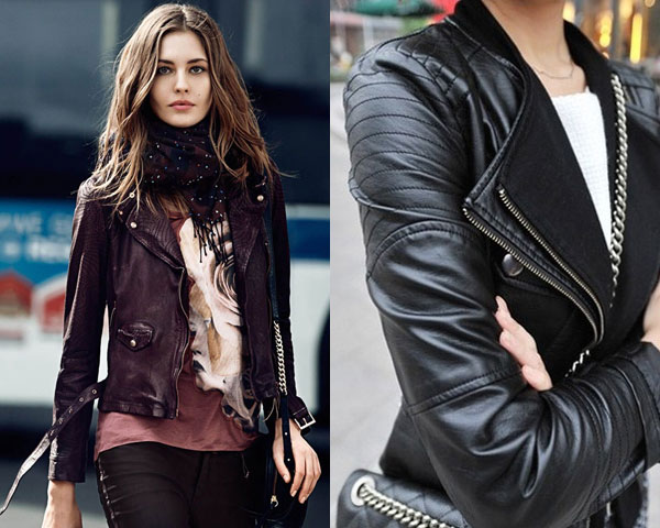 Different Variations in Leather Biker Jacket for Women