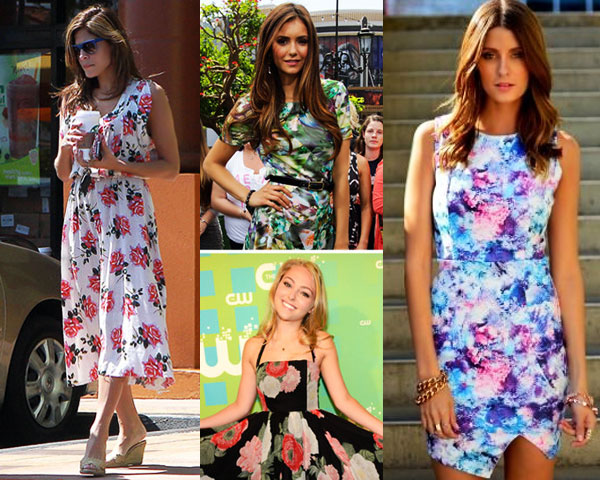 Floral print dress