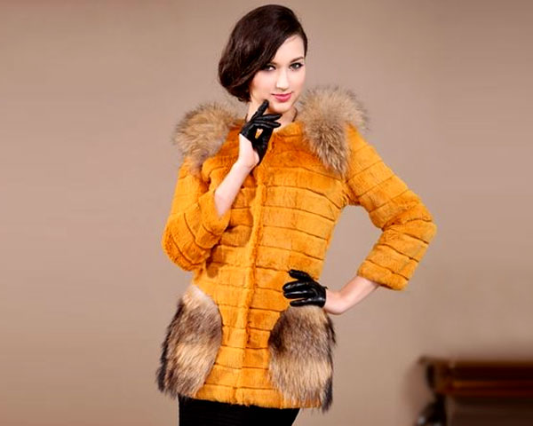 Fox fur coat