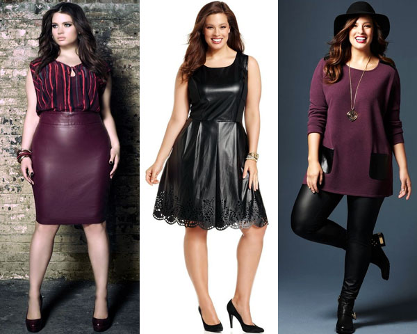Leather Outfits for plus size women