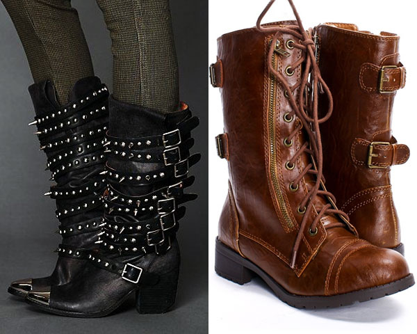 military style boots