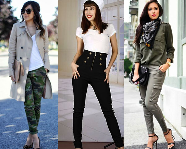 Groove in Trendy Military Inspired Fashion this Season