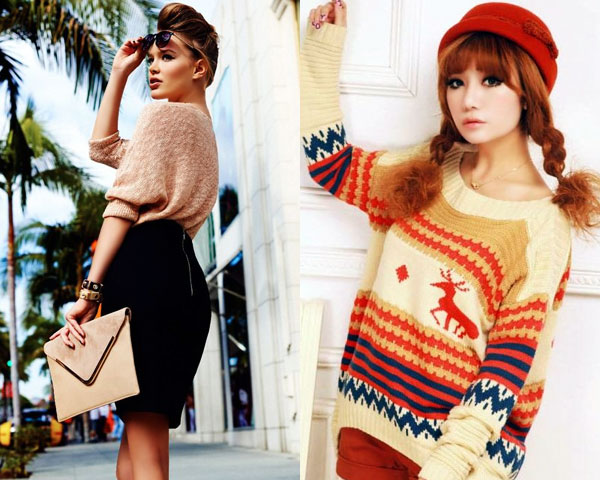retro style sweater