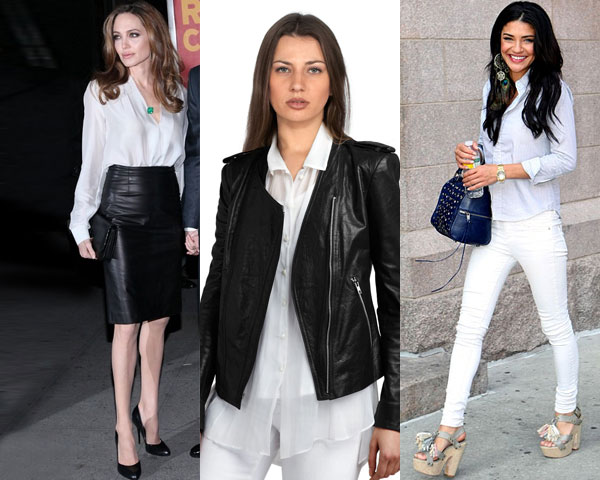 Being Snow White This Season… | Leather Jacket