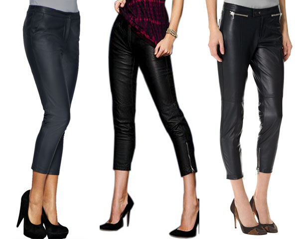 5 stylish ways to wear leather capris - Leather Jacket