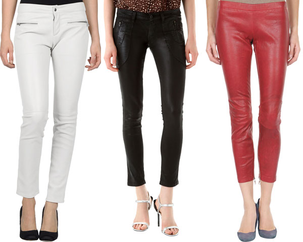 5 stylish ways to wear leather capris