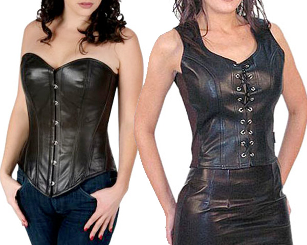 leather corset
