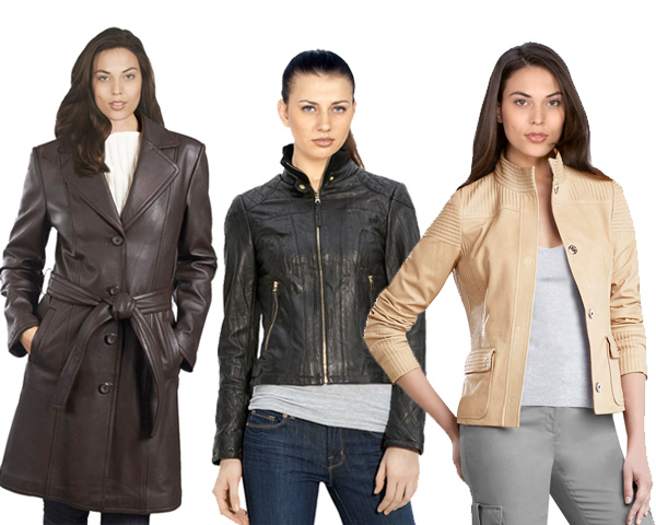 4 Options for Women’s Leather Jackets, Coats and more…