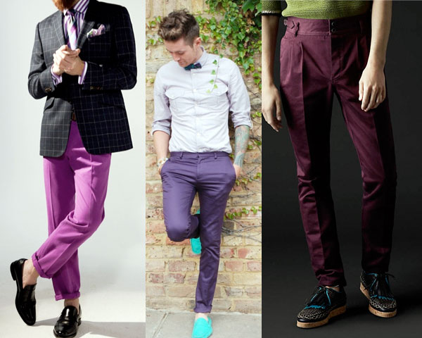 5 Colored Trousers for Your Man