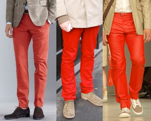 red pant