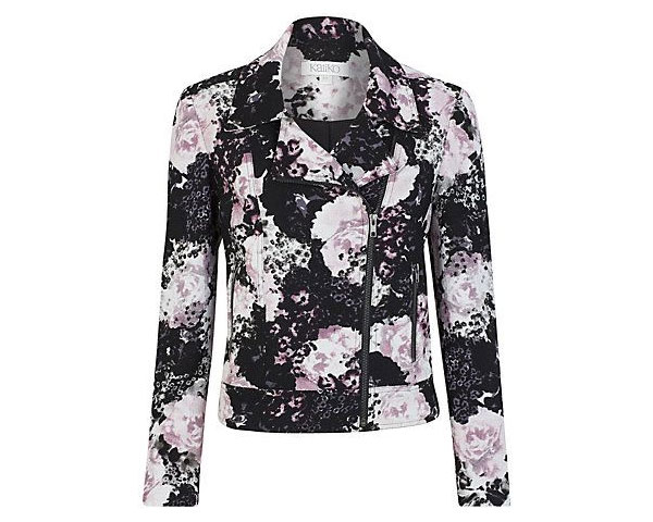 Kaliko Lydia Prints biker jacket