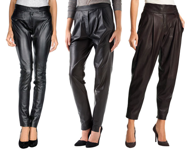 leather trouser