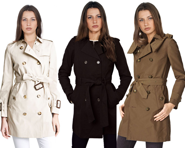 Cotton trench coats