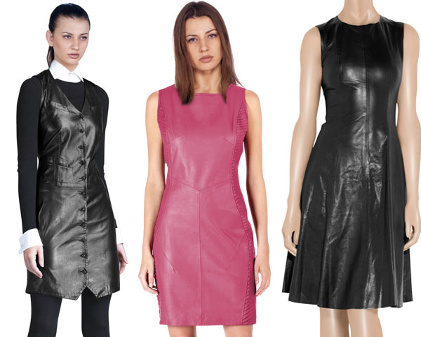 Leather Dress Spring Collection at LF