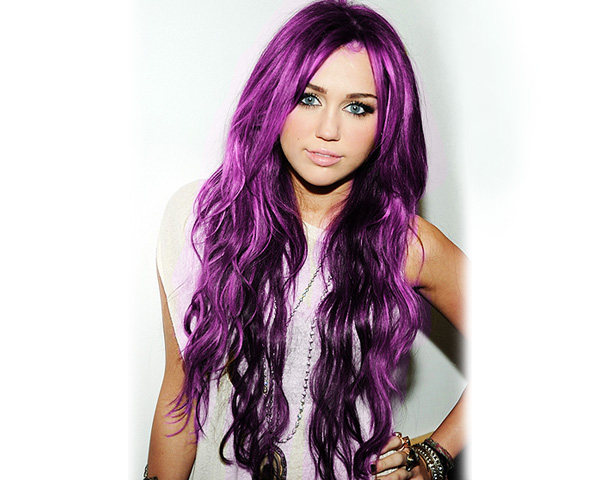 Eclectic Purple hair color