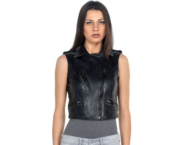 Thematic Style leather vest