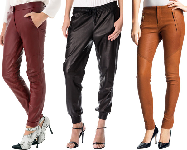 womens leather pants